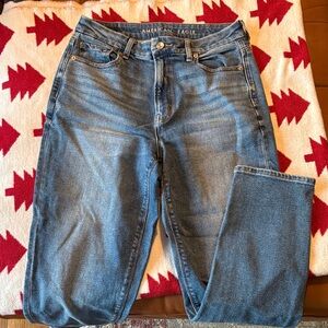 American Eagle Outfitters Women's High Rise Blue Jeans